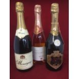 Wine Society Samur Rose Gratien & Meyer, non vintage, three bottles, 75cl; Roche Lacour, 2003,