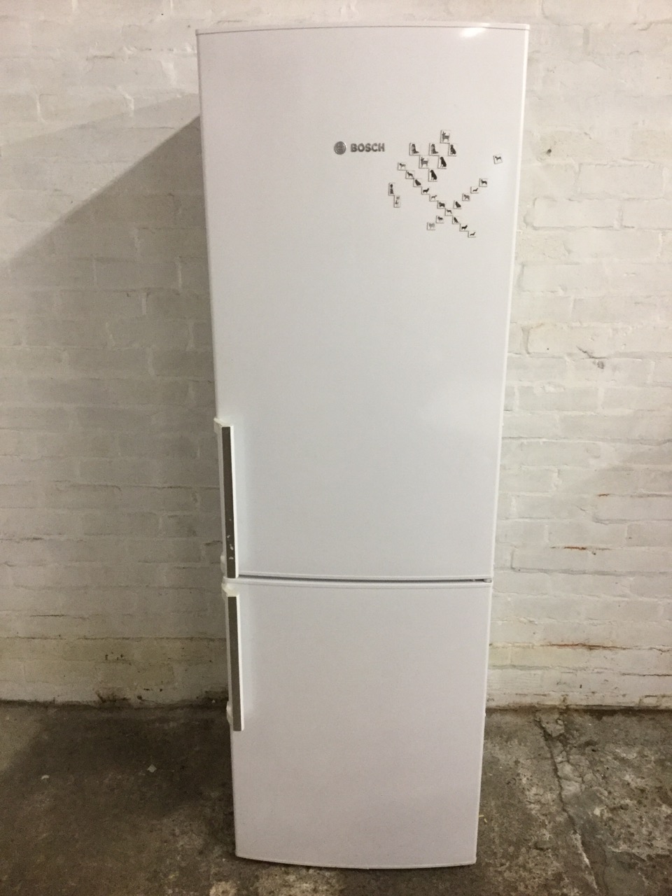 A large Bosch fridge freezer.