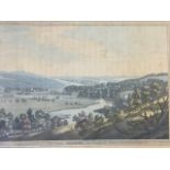 Joseph Stadler, handcoloured aquatint, issued 1794-96 and titled View towards Bassilden from