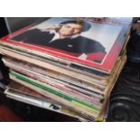 A quantity of vinyl LPs - Andy Williams, Elvis, collections, Scottish, Beatles, etc. (63)