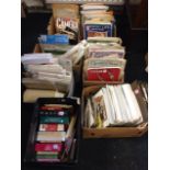 A quantity of paper, old magazines including Connaisance, Art Quarterly, Country Life, ephemera,