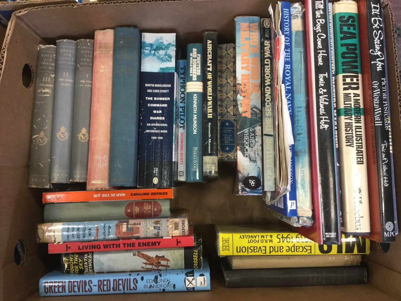 Four boxes of books - Military Aircraft, World War II, The RAF, Military History, Fighters & Bombers - Image 2 of 3