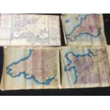 Three Second World War air maps