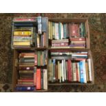 A quantity of books including novels, fiction, history, non-fiction, reference, the arts, etc.