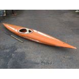 A 13ft kayak with paddle (2)