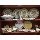 Miscellaneous ceramics including Wedgwood, a Victorian blue & white tureen & cover, Royal