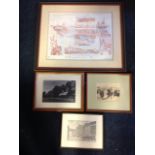 CR Bennett, a nineteenth century etching of Stirling Bridge, signed in pencil,