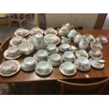 Miscellaneous Japanese eggshell part teasets