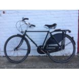 A classic Pashley bicycle with Brooks leather sprung seat