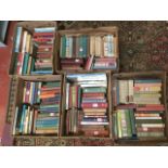 Five boxes of hardback books