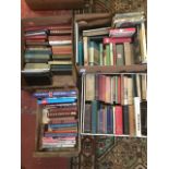 A quantity of books including novels, fiction, cats, Giles cartoons, Jilly Cooper, etc. (A lot)