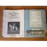 A 1928 album containing cuttings & photographs from Sedgwick School, Border Hunt & other hunt