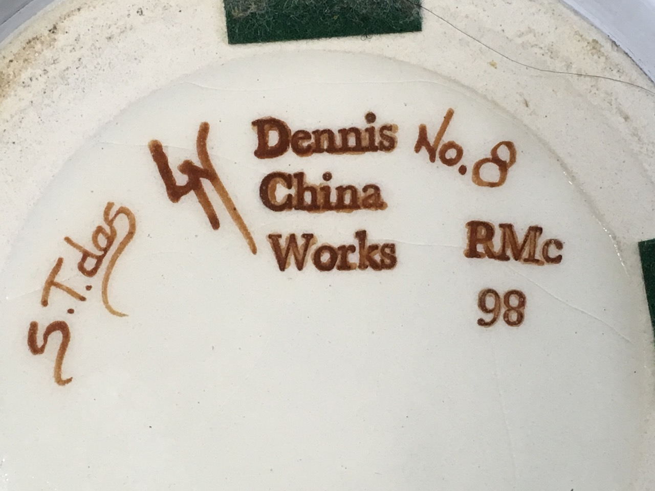 A Dennis China Works ovoid vase - Image 2 of 3