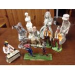 Miscellaneous ceramic figurines