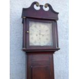 A nineteenth century mahogany longcase clock