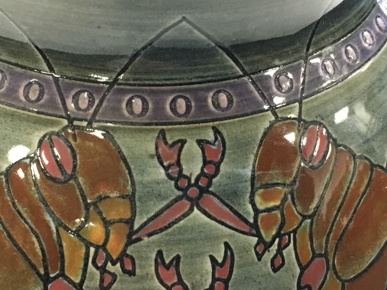 A Dennis China Works ovoid vase - Image 3 of 3