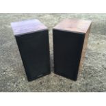 A pair of rosewood cased National Panansonic speakers. (2)