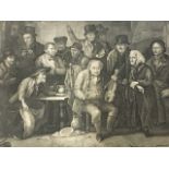 A nineteenth century engraving titled Eccentric and Wellknown Chararcters
