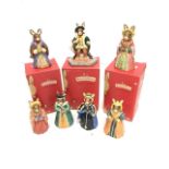 Seven Royal Doulton boxed Bunnykins