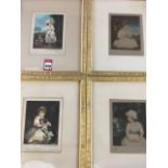 A set of four Joshua Reynolds mezzotints