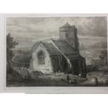 Joseph Nash, French lithograph of Hastings Church