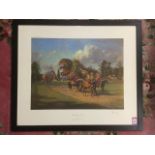 John King, coloured lithograph,