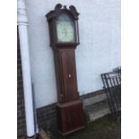 A nineteenth century mahogany longcase clock