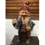 A German / Austrain composition gnome figure