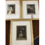 Three coloured mezzotints published by Dennis in 1913