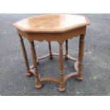 An octagonal occasional table