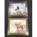 Duane Manning, a pair of lithographic coloured prints
