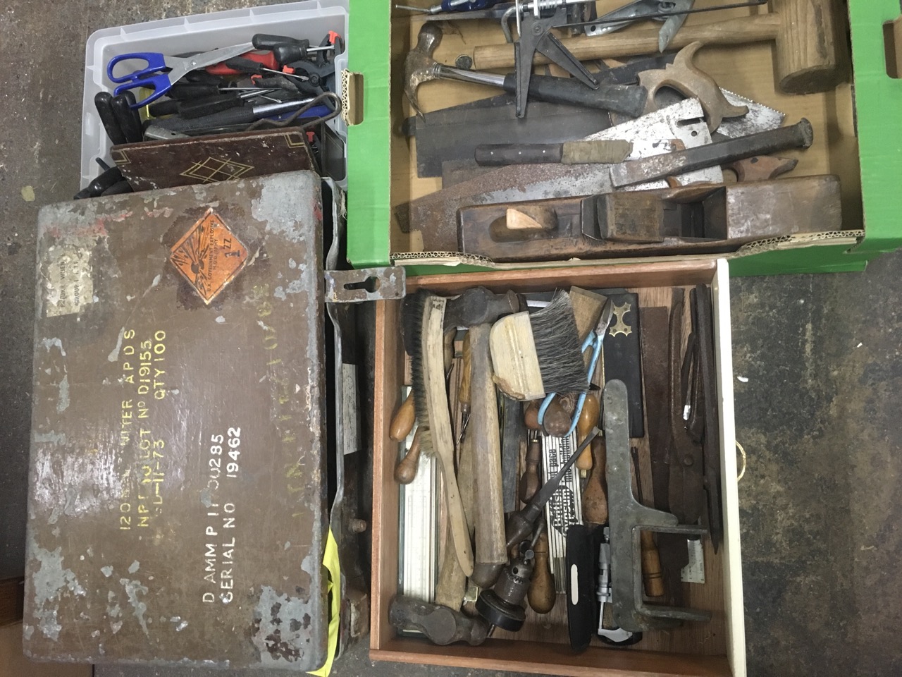 An old ammunition box