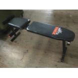 A York Fitness exercise bench