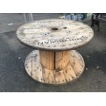 A 3ft pine cable drum