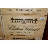 Twelve bottles - Chateau Vincent Margaux 2007,