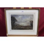 Nevison Arthur Loraine (1863 - 1934), watercolour - Summer Landscape, signed, in glazed gilt frame,