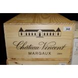 Twelve bottles - Chateau Vincent Margaux 2009,