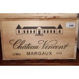 Twelve bottles - Chateau Vincent Margauz 2006,