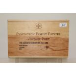 Six bottles - The Society's Exhibition Symington Family Estate Vintage Port 2011,