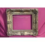 Early 19th century gilt and gesso frame, internal measurements 31cm x 40.