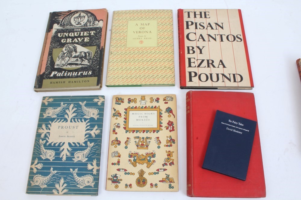 Collection of modern first and early editions - including Ezra Pound - 'Thrones'; - Image 3 of 4