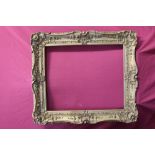 Early 19th century gilt and gesso frame,