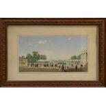 Of Stowe House interest - a rare watercolour by James Francis Danby (1816 - 1875),