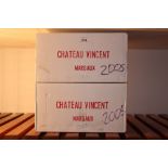 Twelve bottles - Chateau Vincent Margaux 2005,