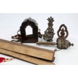Group of Eastern metalwares - to include a 19th century bronze statue of Ganesh, Buddha statue,
