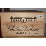 Twelve bottles - Chateau Vincent Margaux 2009,