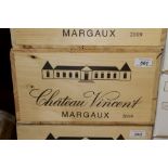 Twelve bottles - Chateau Vincent Margaux 2009,