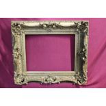 Late 19th century ornate gilt and gesso frame, internal measurements 36.