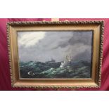 Late Victorian English School oil on canvas - The S.S. F. T.