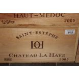 Twelve bottles - Chateau La Haye 2005,